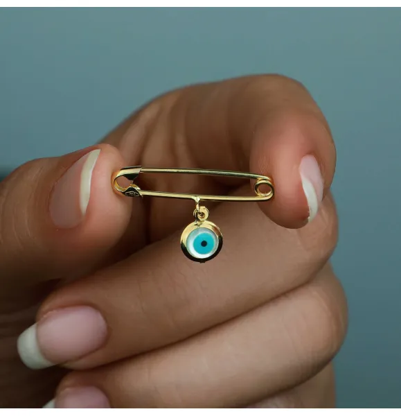 18 karat gold brooch, Turkish made