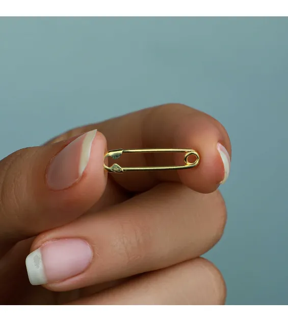 18 karat gold brooch, Turkish made
