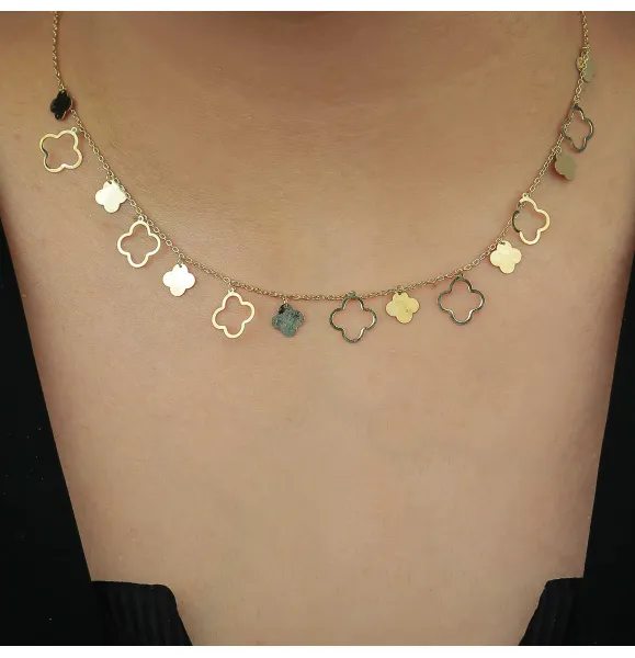 18 karat gold choker, made in Turkey