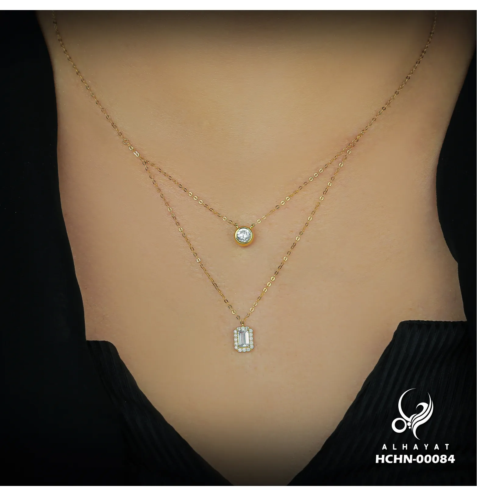 18 karat gold choker, made in Turkey