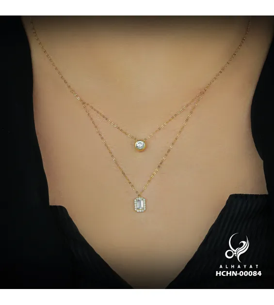 18 karat gold choker, made in Turkey