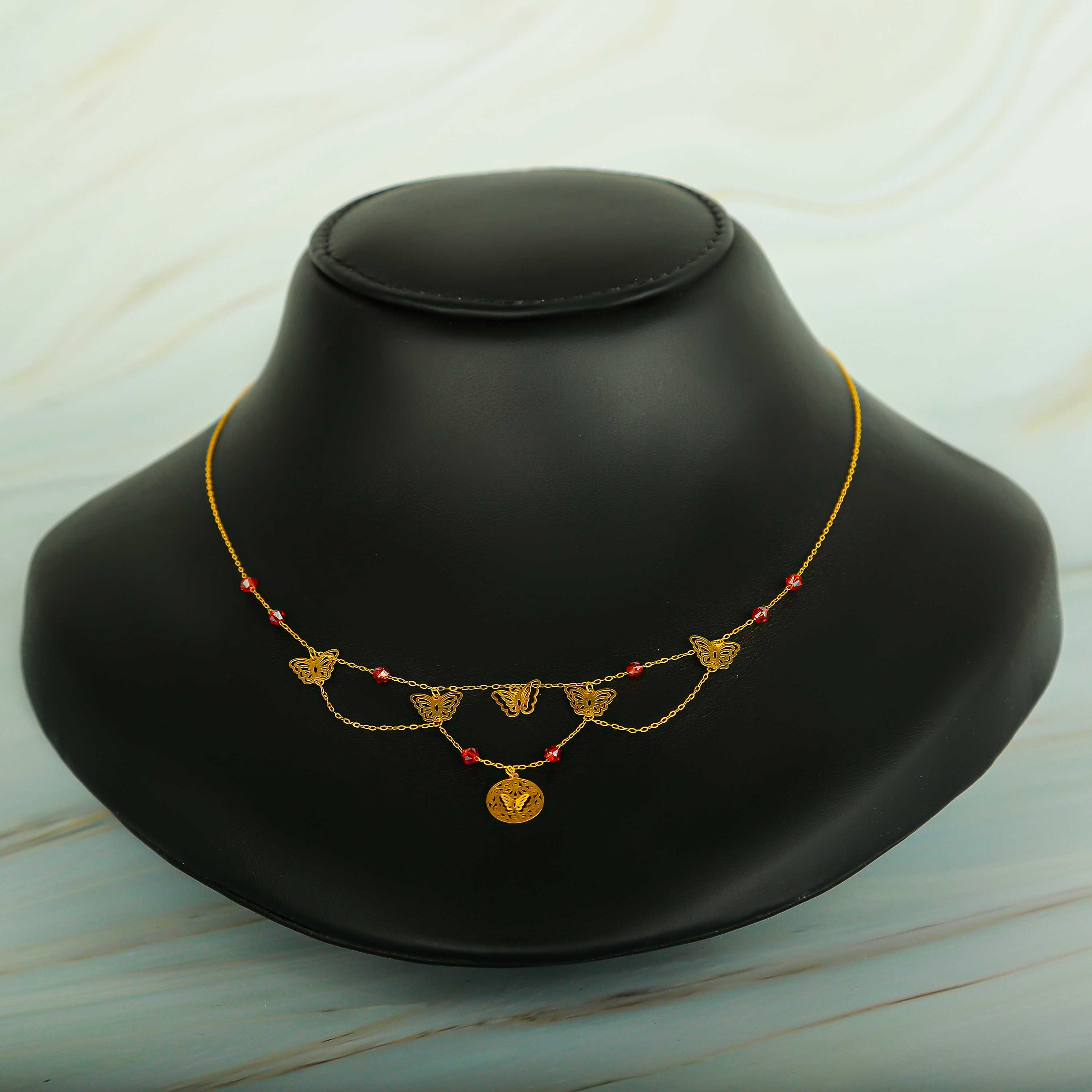 21 karat gold choker, made in Turkey