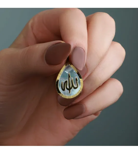 18k gold heart pendant, made in Turkey