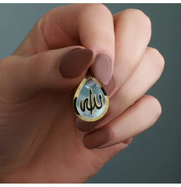 18k gold heart pendant, made in Turkey