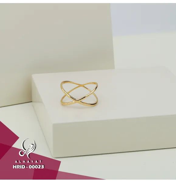 18 karat gold wedding ring, made in Turkey