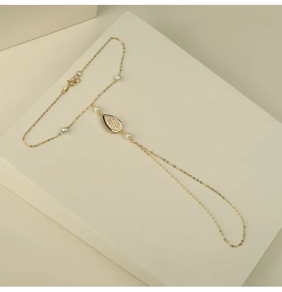 18 karat gold palm, made in Turkey - (H-219)