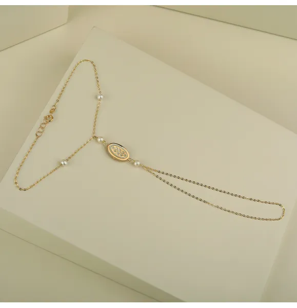 18 karat gold palm, made in Turkey