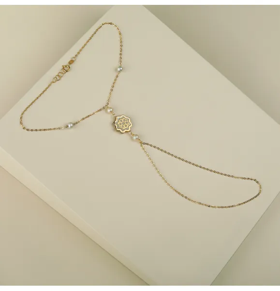 18 karat gold palm, made in Turkey
