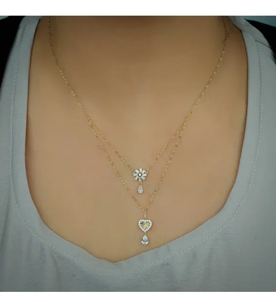 18 karat gold choker, made in Turkey