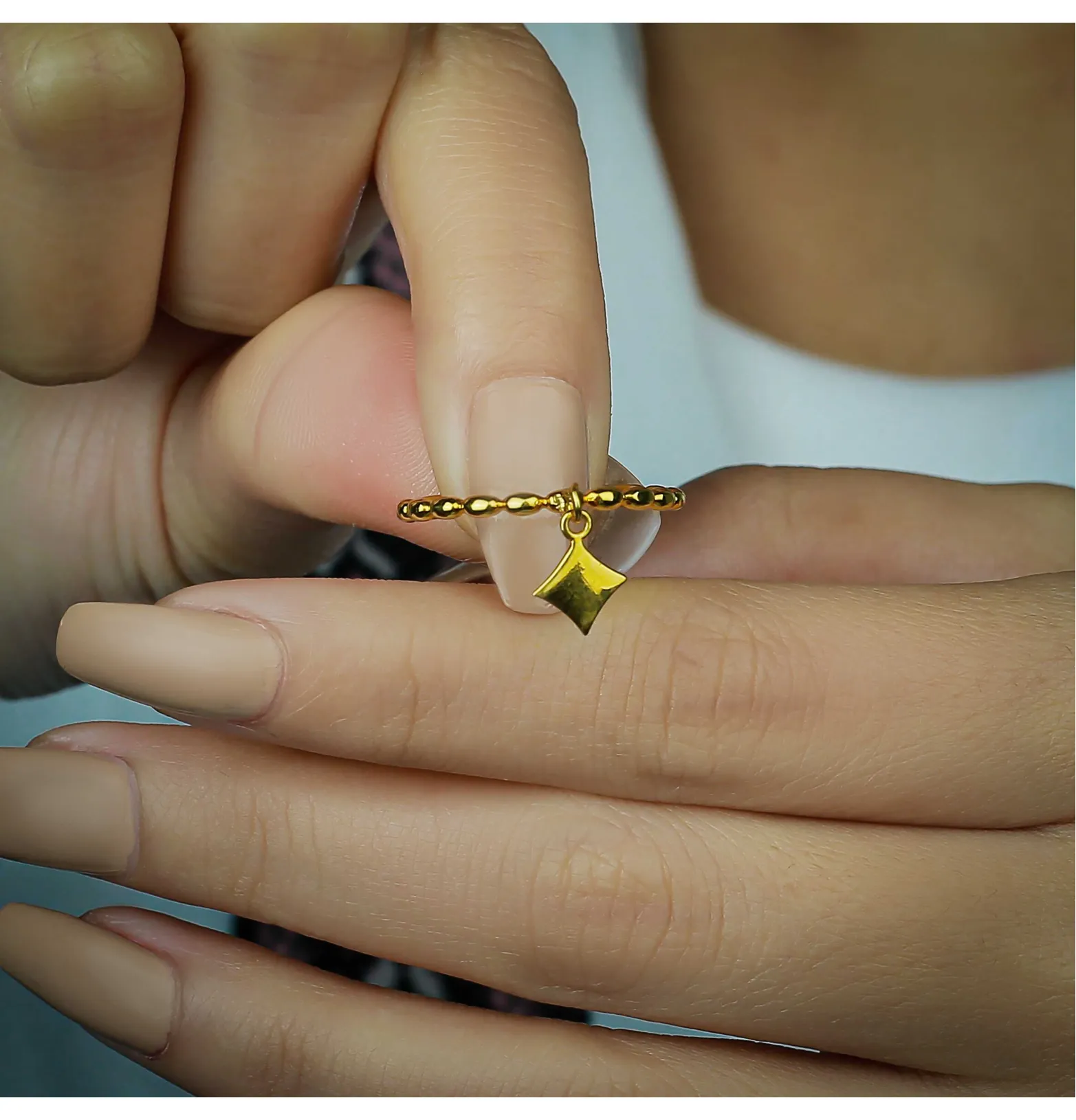 21 karat gold ring, Turkish made