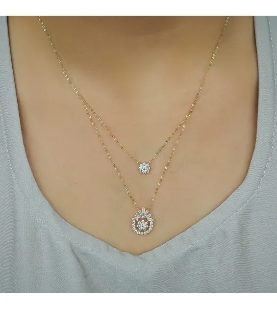 18 karat gold choker, made in Turkey