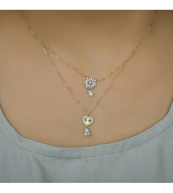 18 karat gold choker, made in Turkey