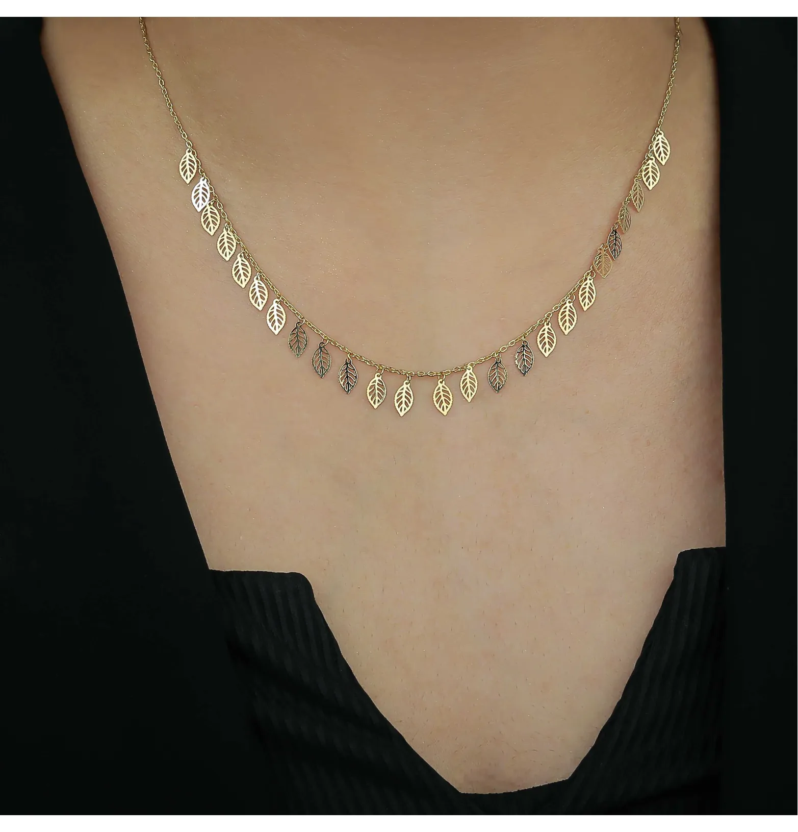 18 karat gold choker, made in Turkey
