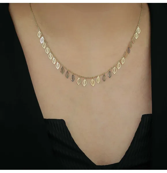 18 karat gold choker, made in Turkey
