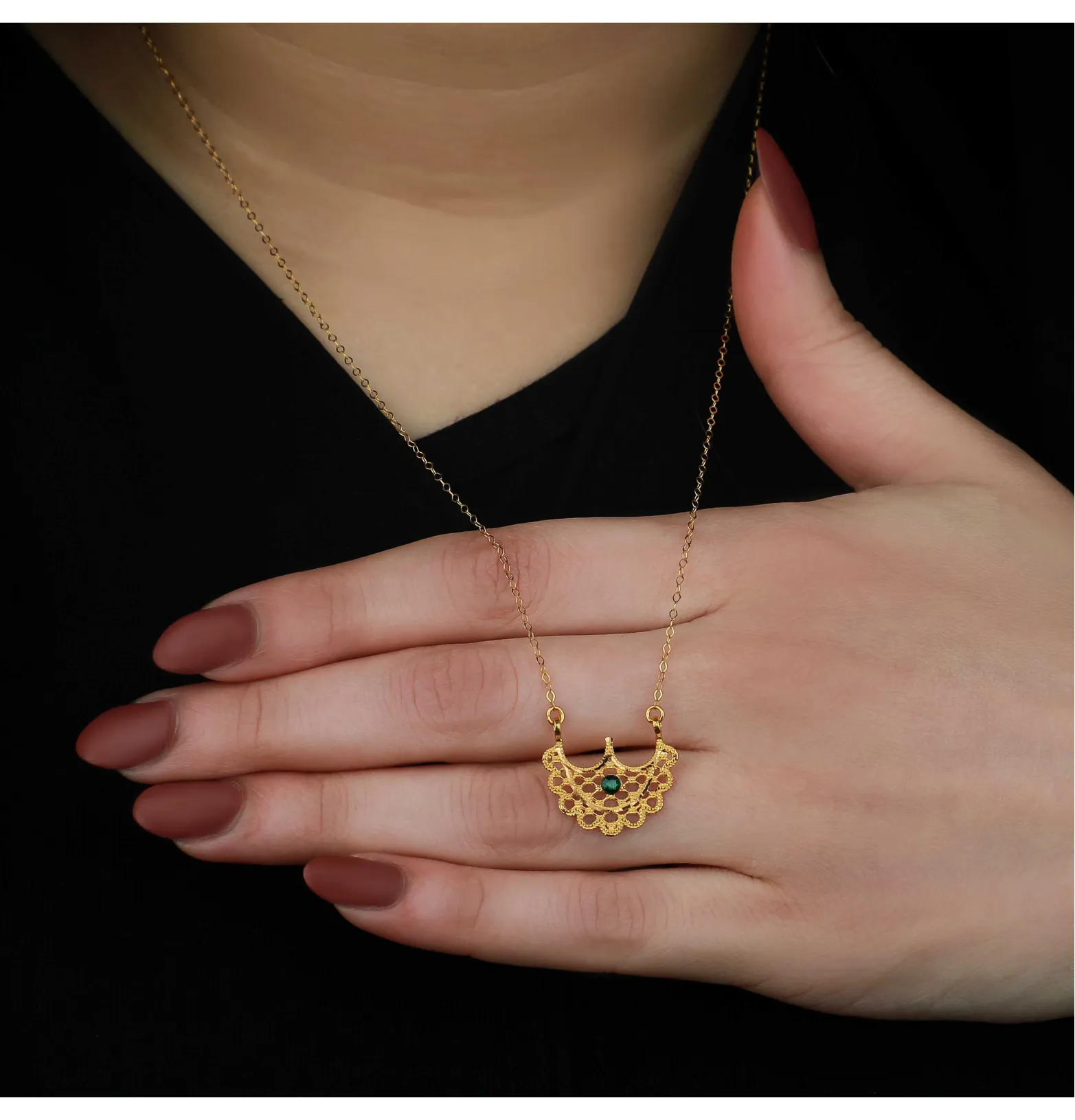 21 karat gold necklace, Turkish made
