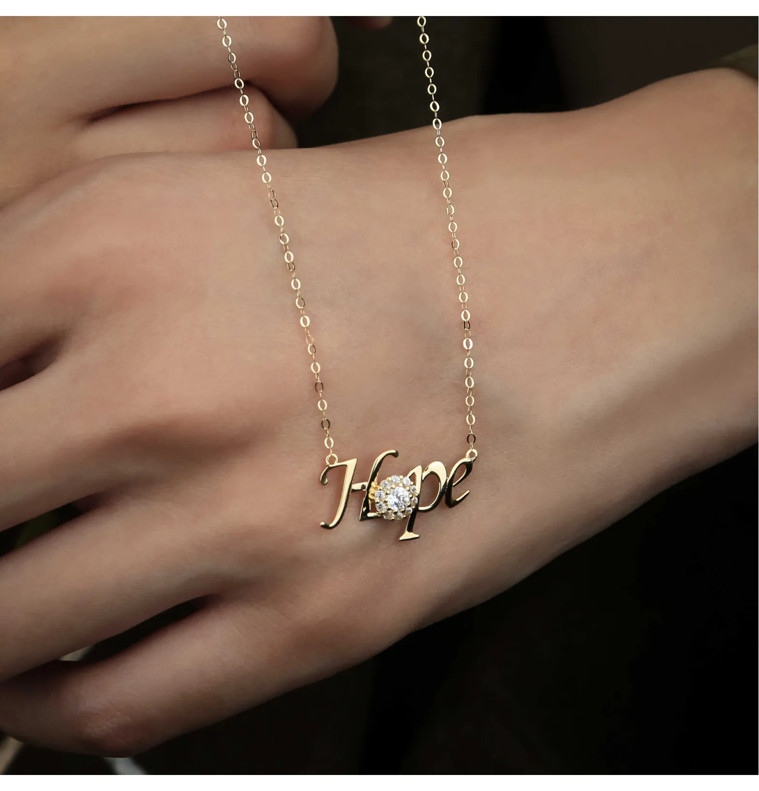 18 karat gold choker, made in Turkey