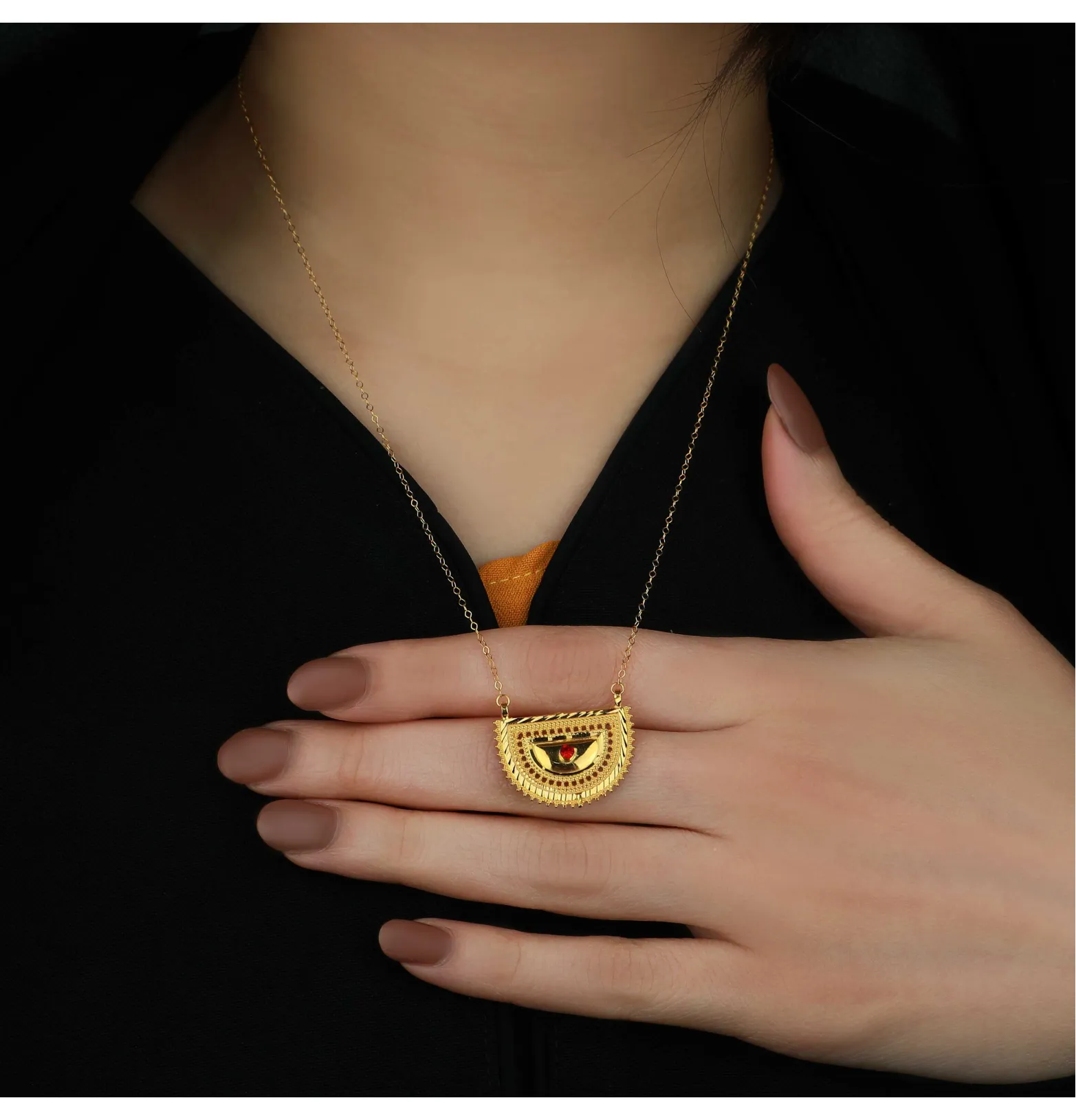 21 karat gold necklace, Turkish made
