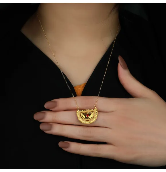 21 karat gold necklace, Turkish made - (H-295)