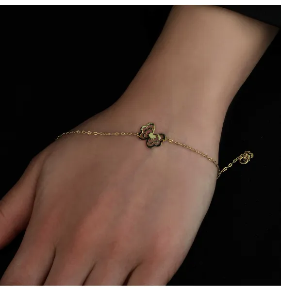 18 karat gold bracelet, made in Turkey
