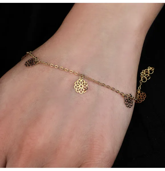 18 karat gold bracelet, made in Turkey