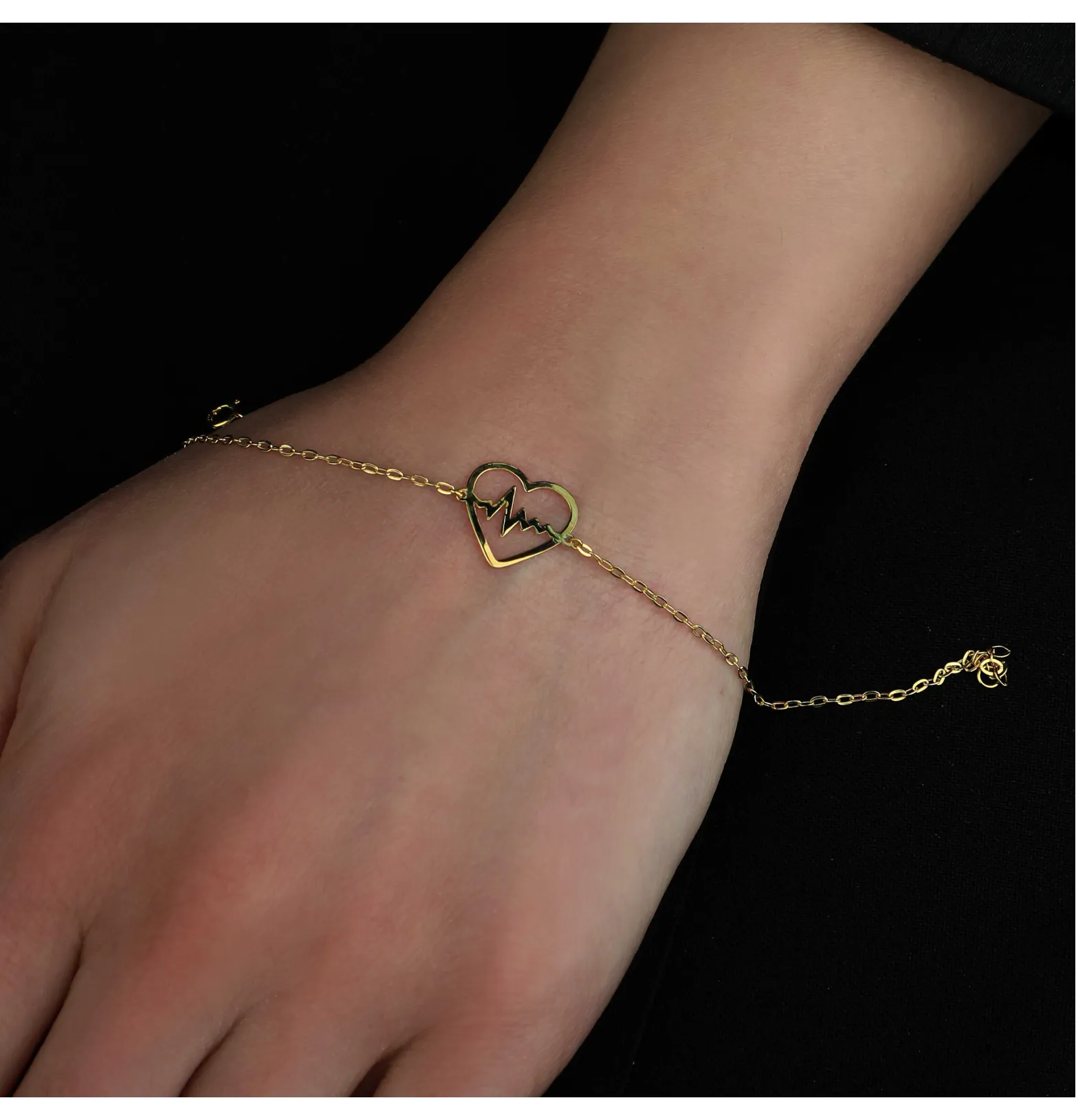 18 karat gold bracelet, made in Turkey