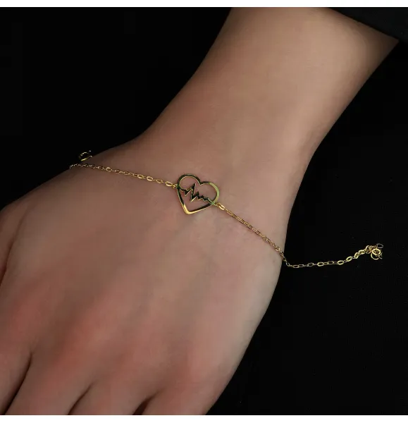 18 karat gold bracelet, made in Turkey