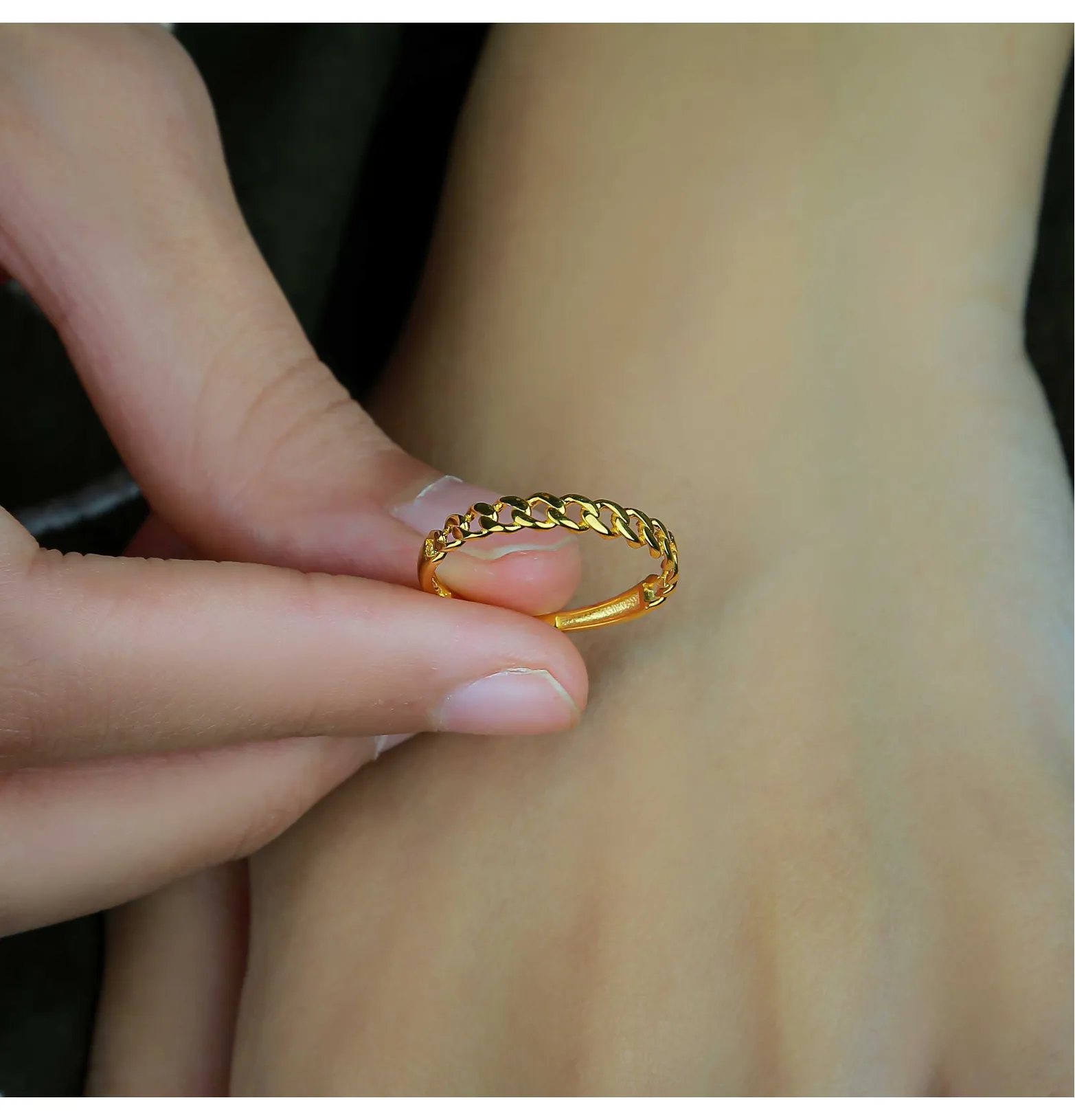 21 karat gold ring, Turkish made