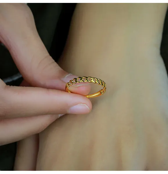 21 karat gold ring, Turkish made