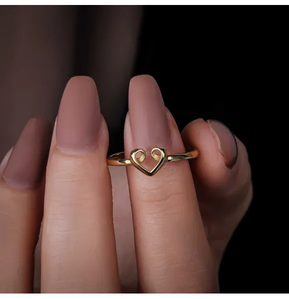 18 karat gold ring, Turkish made