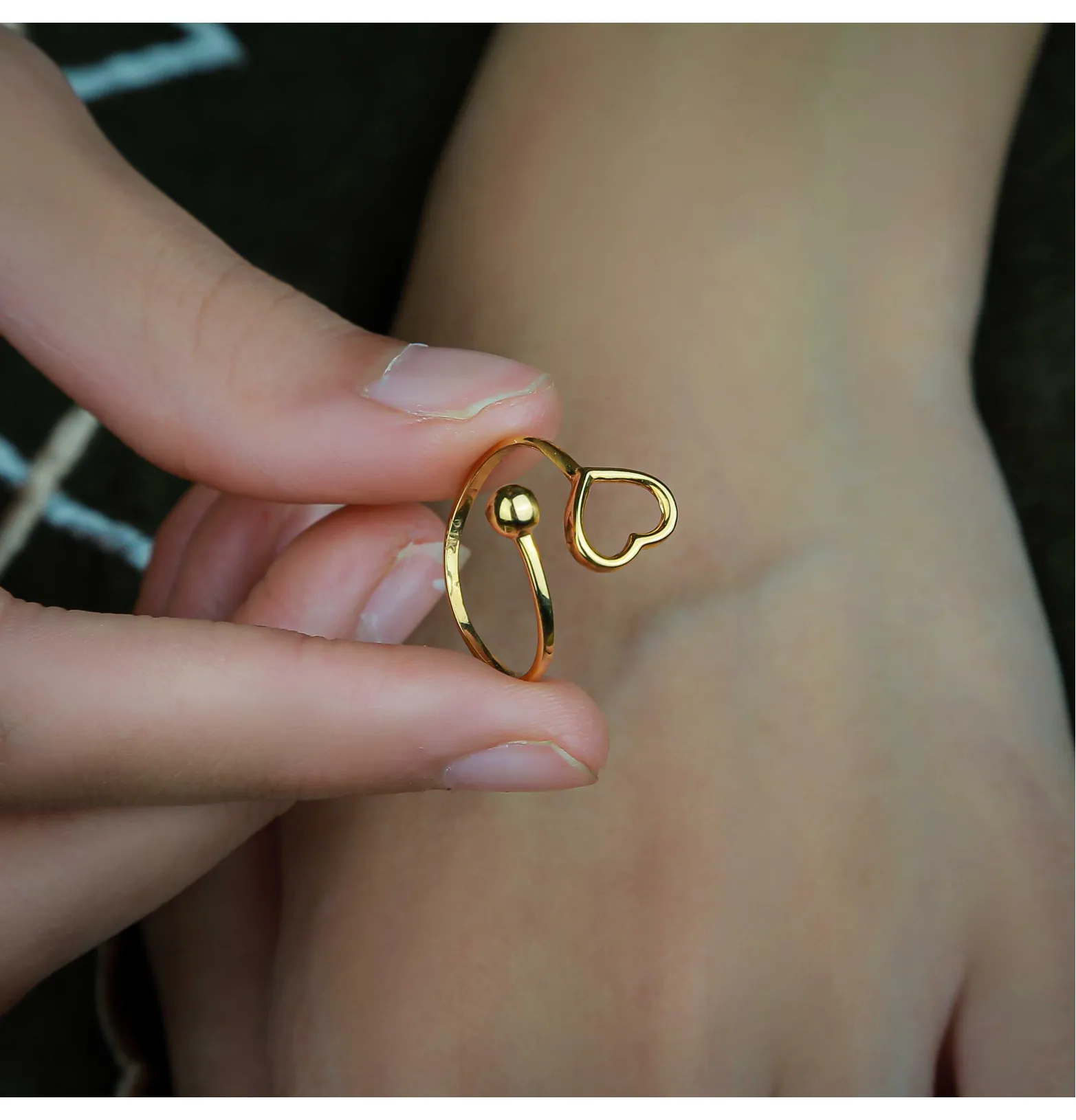 21 karat gold ring, Turkish made