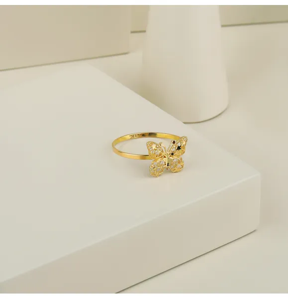 18 karat gold ring, Turkish made