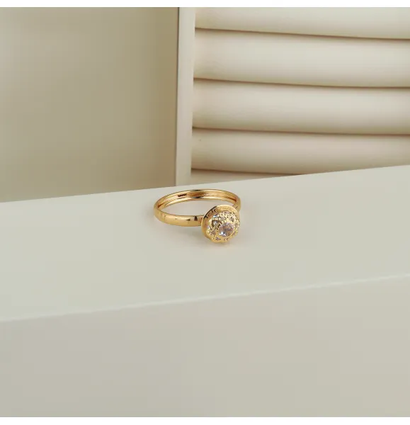 18 karat gold ring, Turkish made