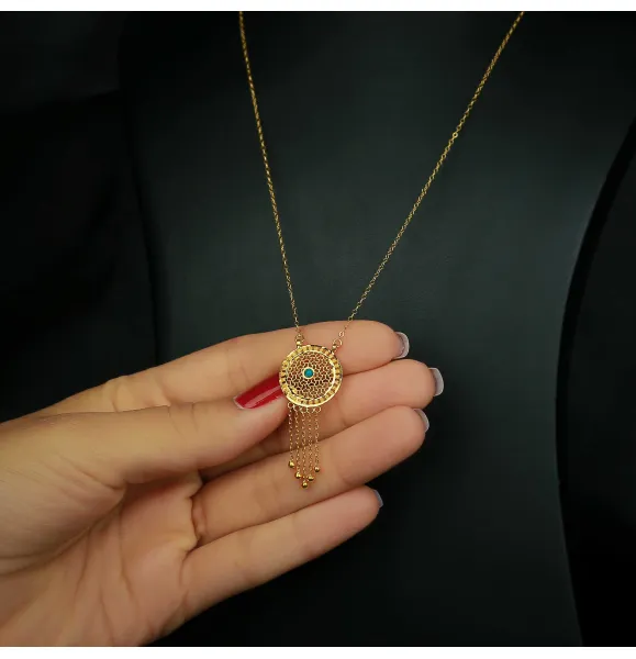 21 karat gold necklace, Turkish made
