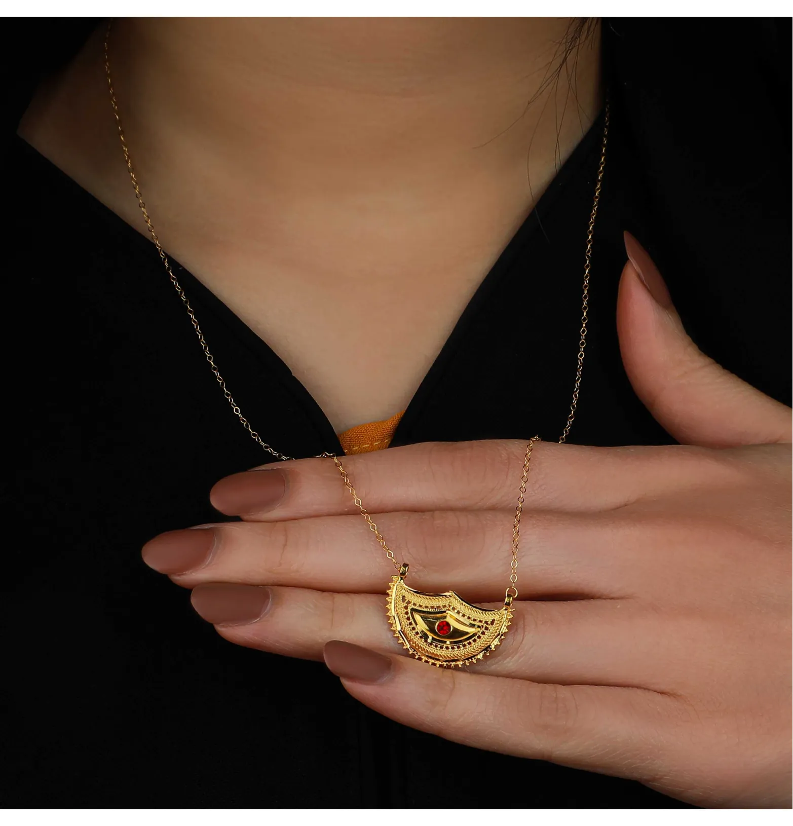 21 karat gold necklace, Turkish made