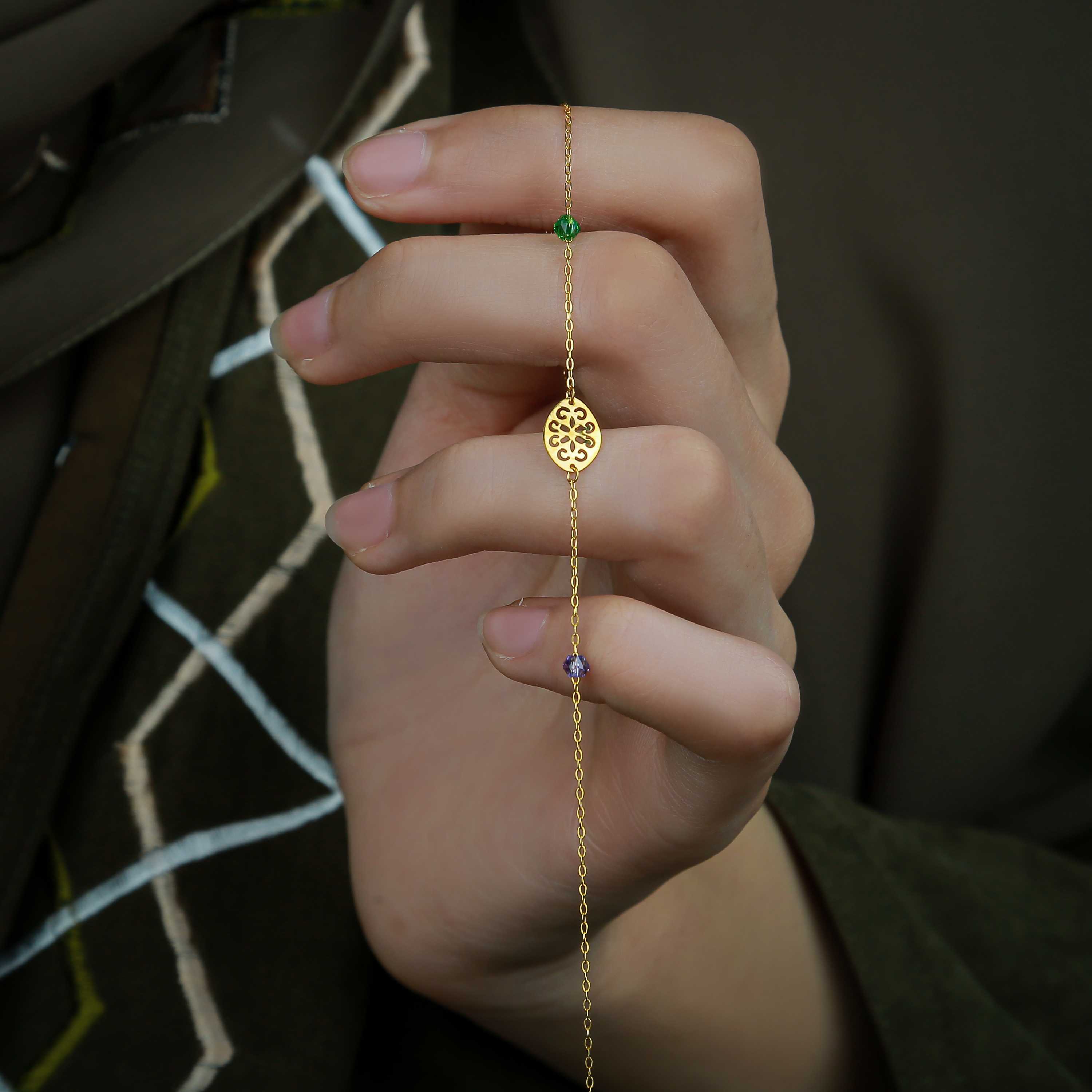 21 karat gold bracelet, Turkish made