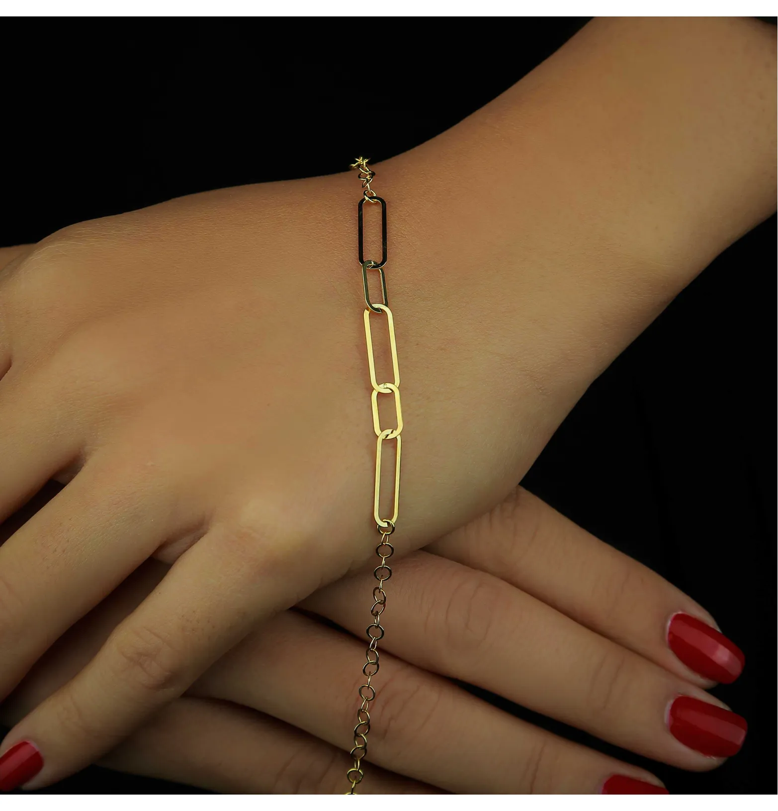 18 karat gold bracelet, made in Turkey