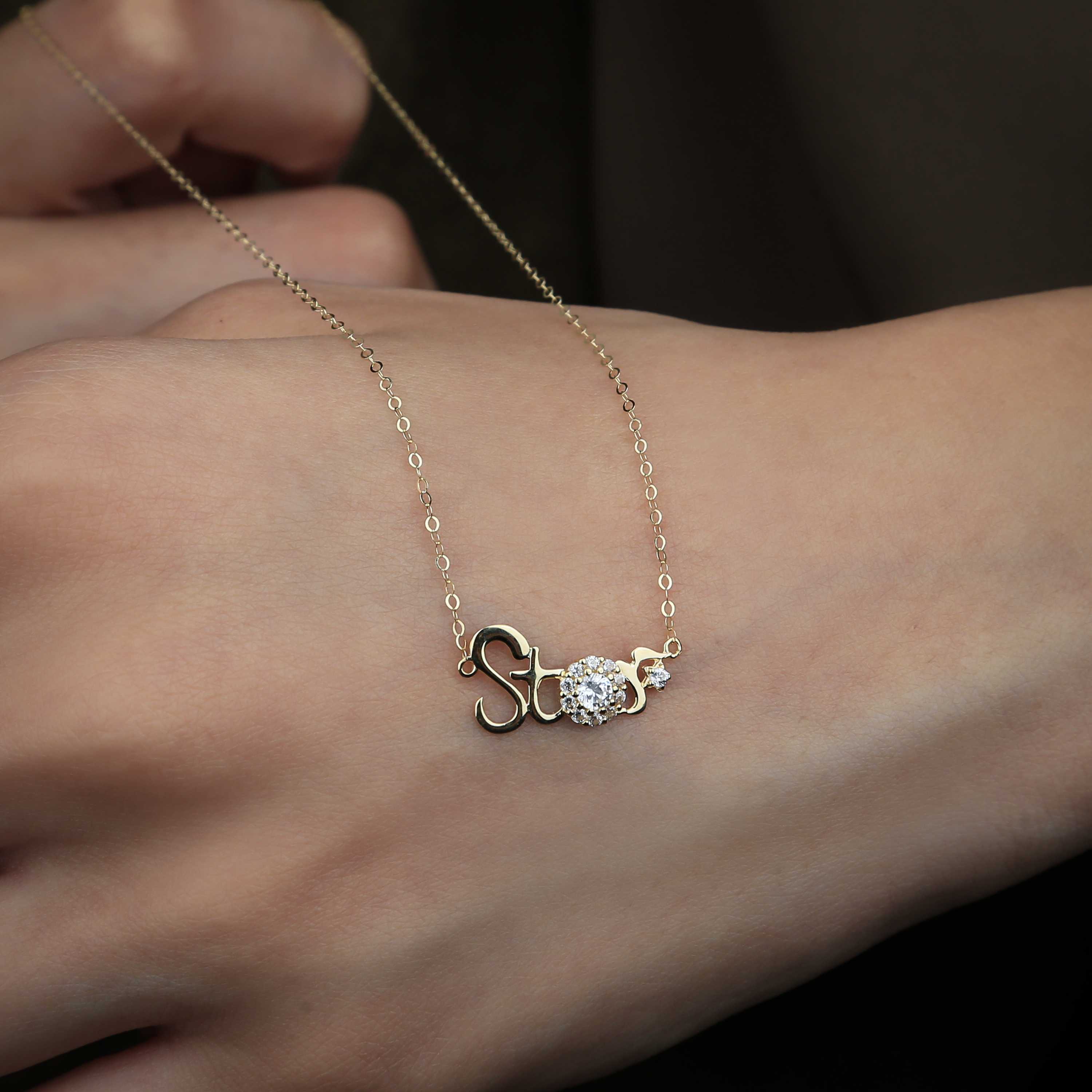 18 karat gold choker, made in Turkey