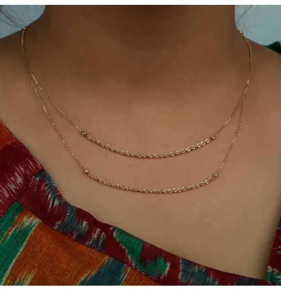 18 karat gold choker, made in Turkey