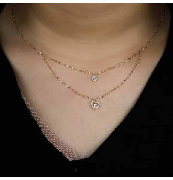 18 karat gold choker, made in Turkey