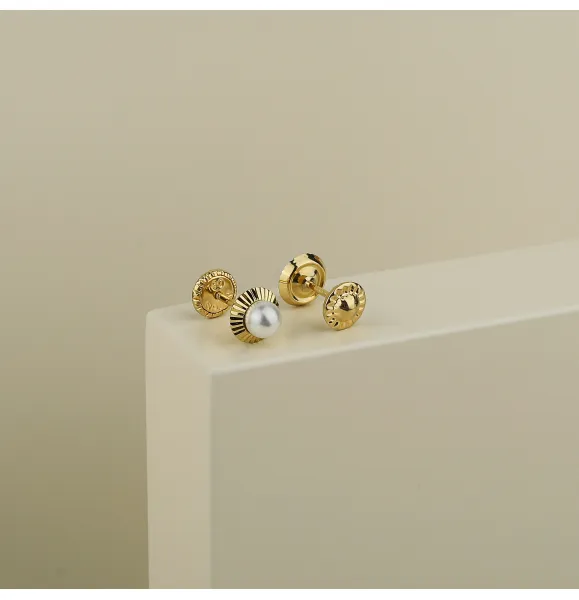 18 karat gold net ring suitable for children, made in Spain