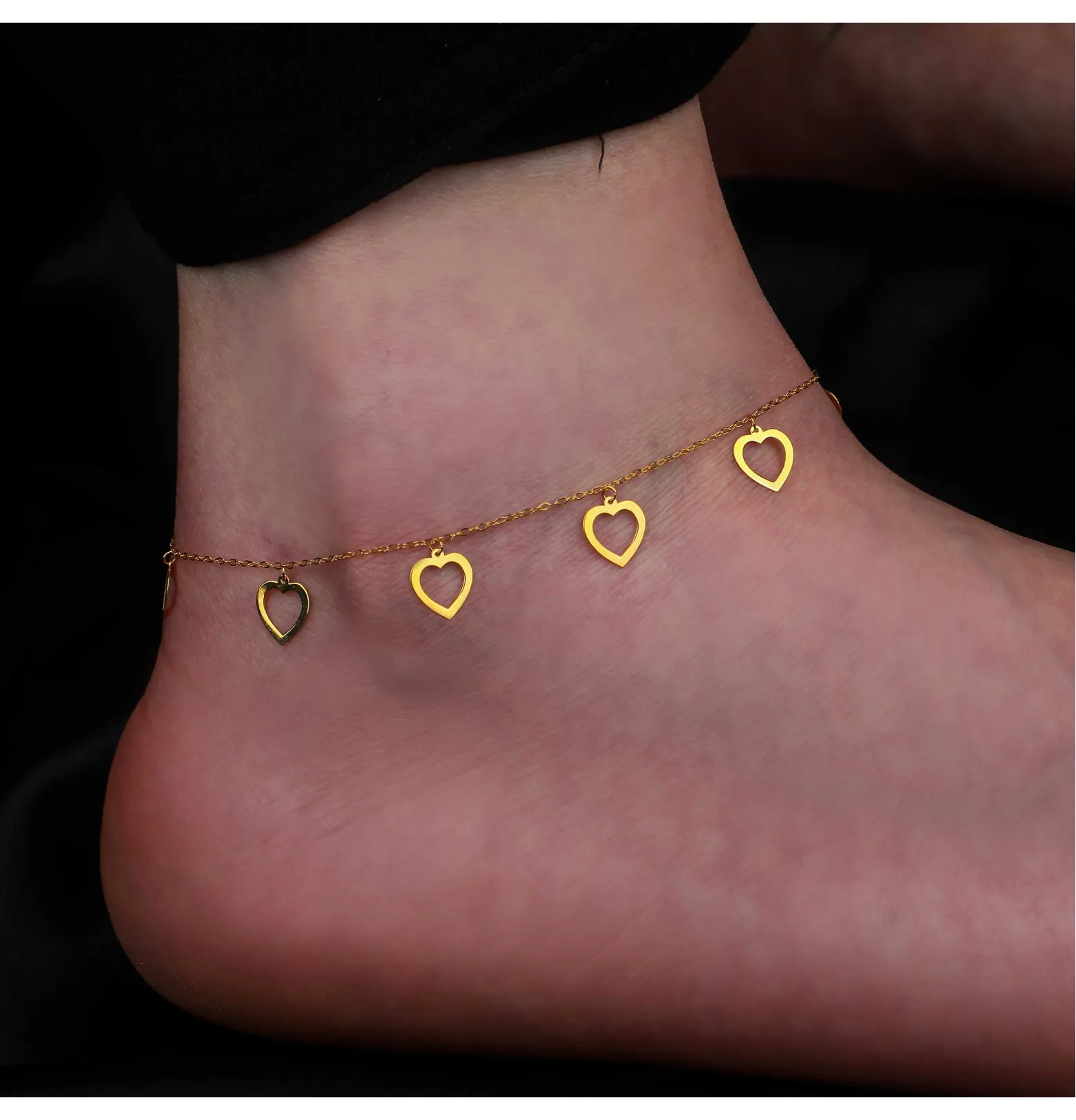 21 karat gold anklet, Turkish made