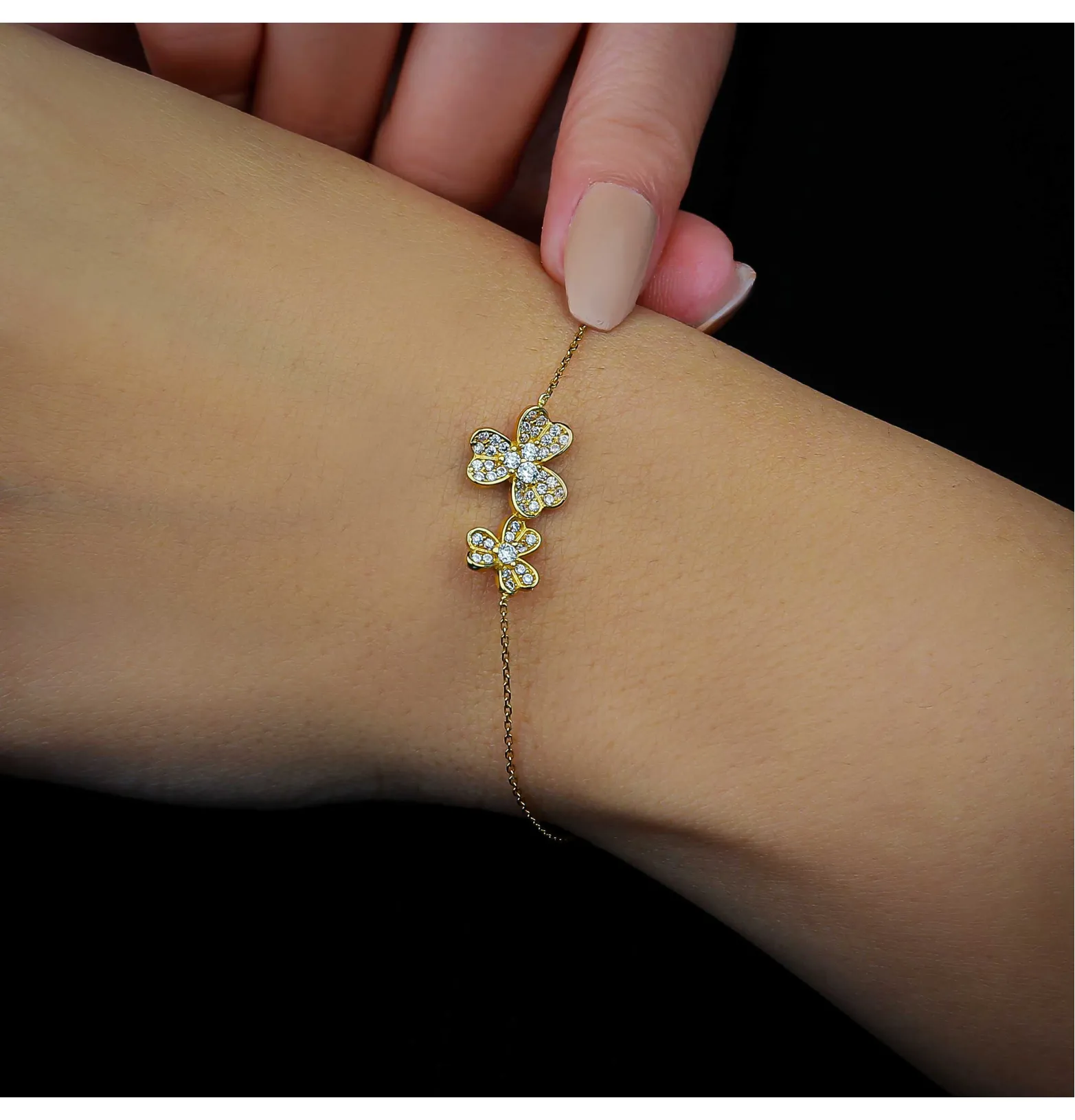 18 karat gold bracelet, made in Turkey
