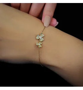 18 karat gold bracelet, made in Turkey