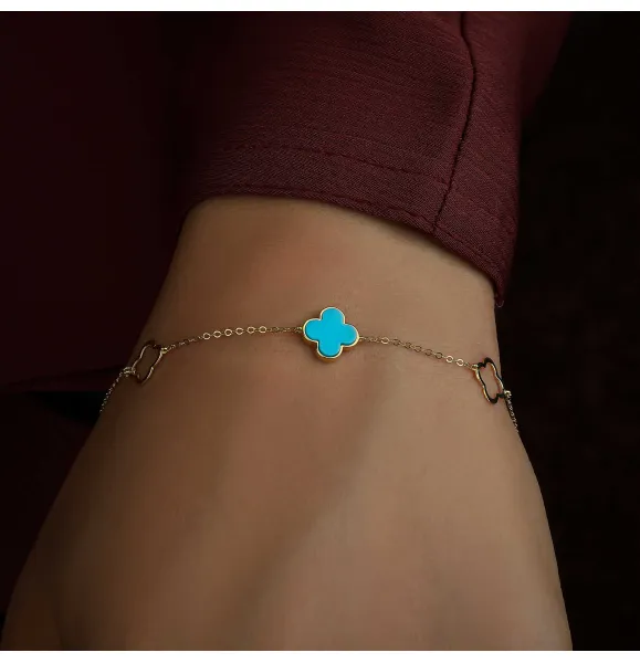 18 karat gold bracelet, made in Turkey