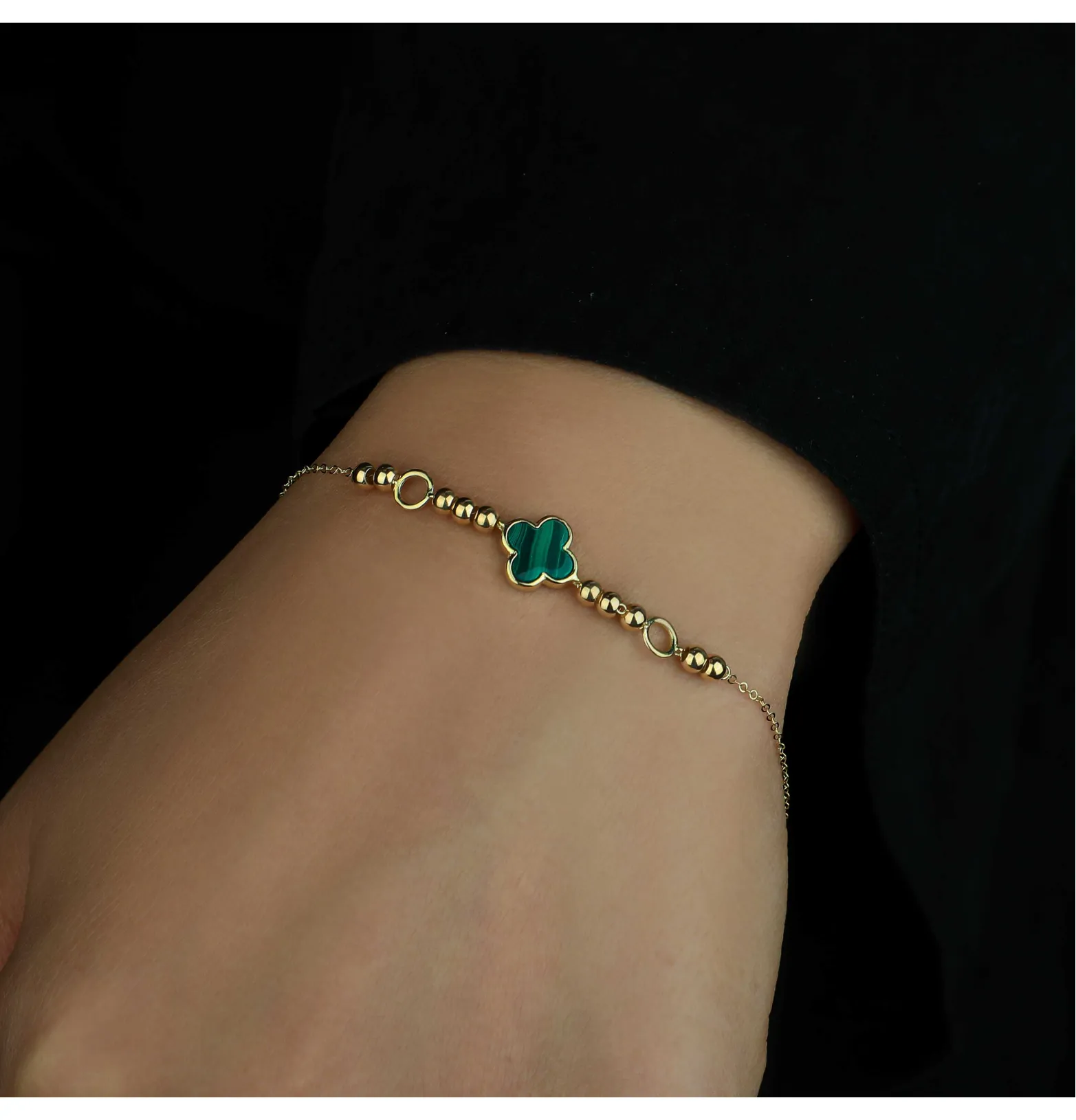 18 karat gold bracelet, made in Turkey