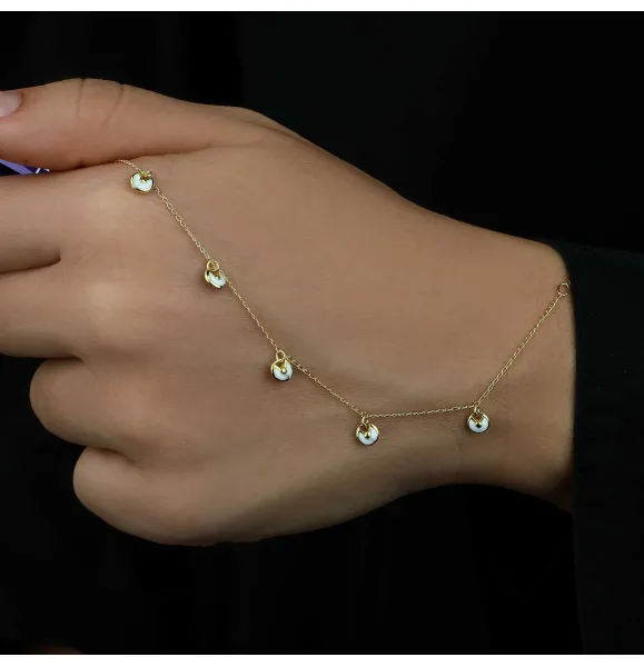 18 karat gold bracelet, made in Turkey