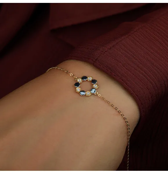 18 karat gold bracelet, made in Turkey