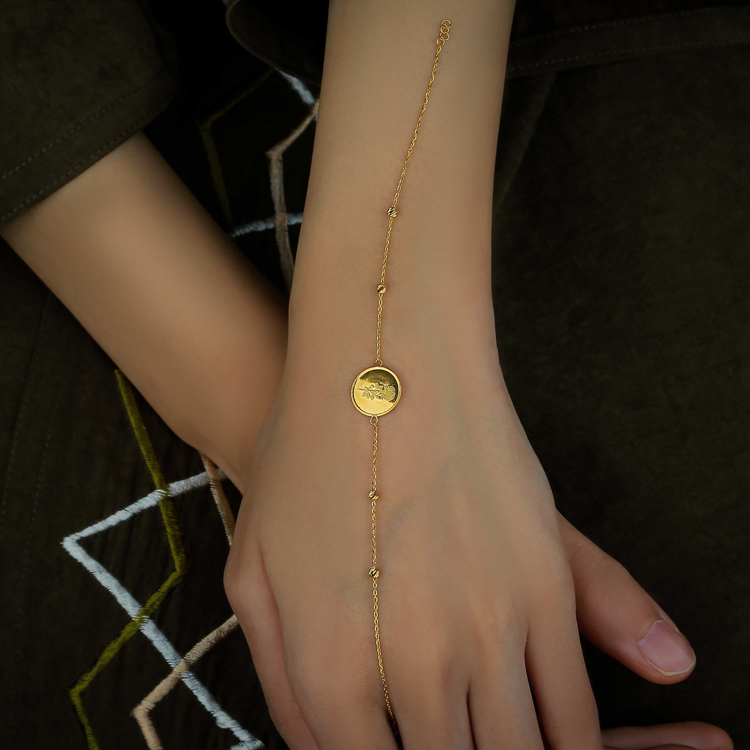 21 karat gold bracelet, Turkish made