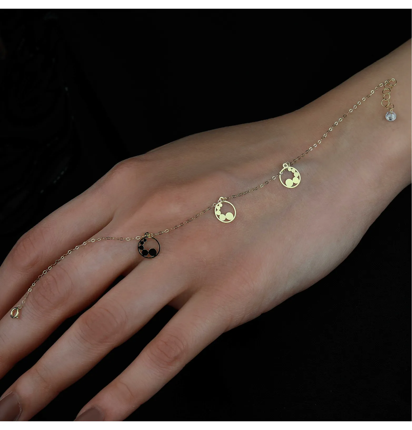 18 karat gold bracelet, made in Turkey