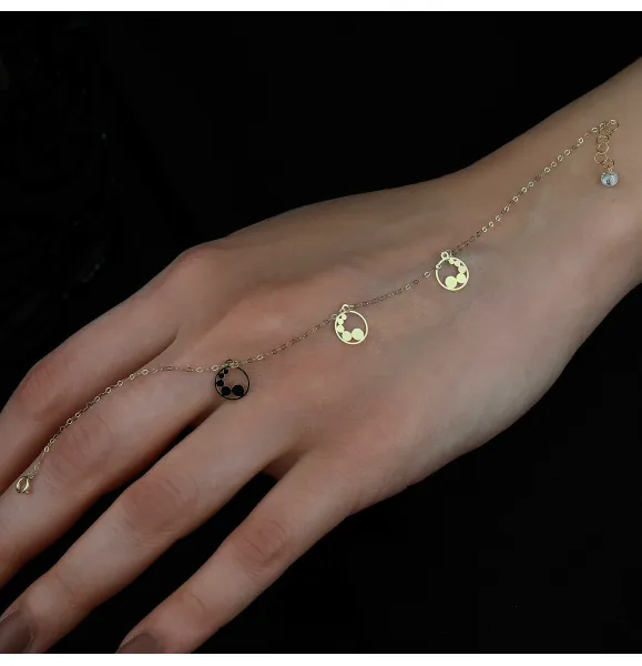 18 karat gold bracelet, made in Turkey